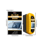 120ML Car Windshield Glass Oil Film Remover Cleansing Brush – Automative Window Degreaser and Cleaner Applicator for Rain Marks, Water Spots and Driving Visibility Restoration