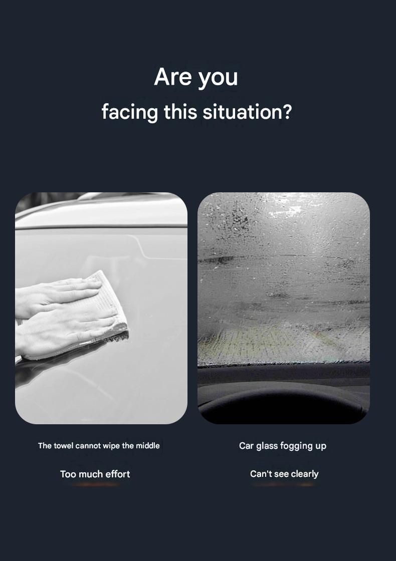 Pink Telescopic Car Windshield Cleaning Brush with 3 Replacement Microfiber- Aluminium Alloy Extendable Handle, 180° Rotatable Microfibre Head, Anti-Fog & Streak-Free Glass Wiper for Car & Home Use, Soft Grip Foam Handle