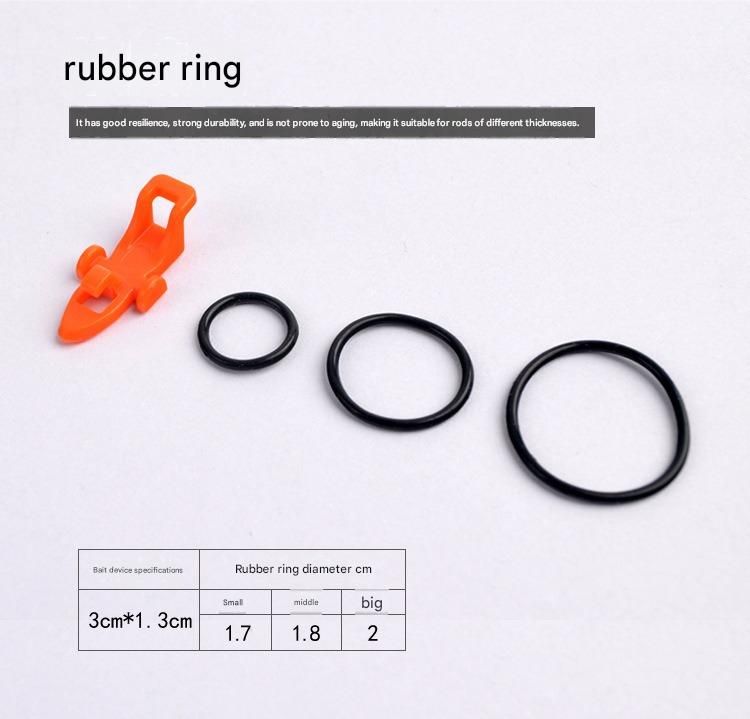 4-piece Fishing Rod Hook Keeper Set - Car Shaped Lure Holder, ABS Plastic Bait Clip with Rubber Rings, Portable Tackle Accessory for Surf Fishing and Lure Fishing