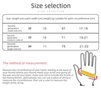Purple M size Winter Outdoor Cycling Gloves - Touch Screen Compatible Windproof Waterproof Non-Slip Palm Thermal Fleece Gloves for Cycling, Skiing, Hiking and Sports