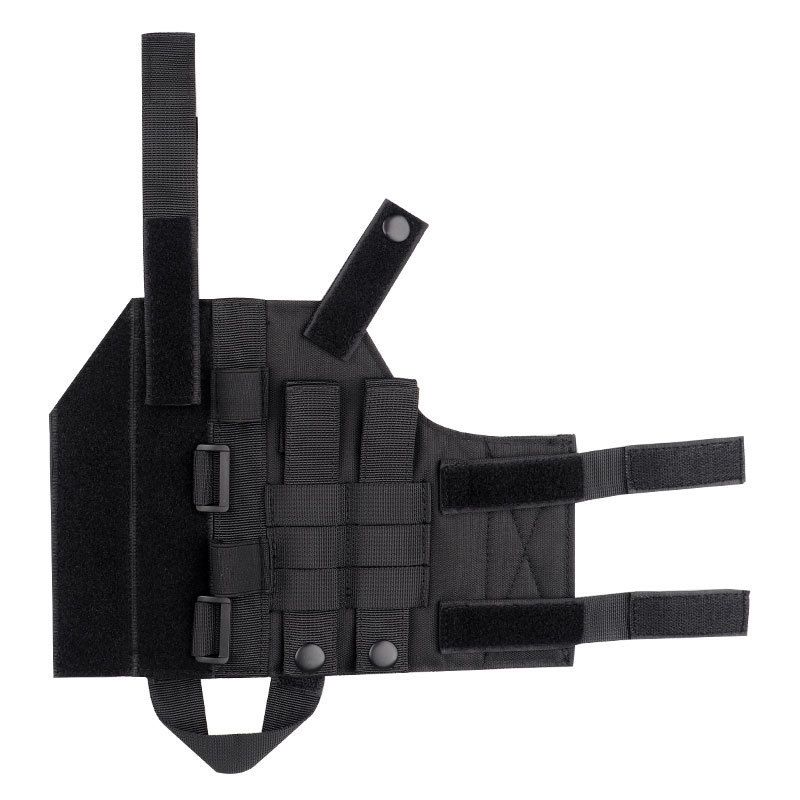 Black Heavy Duty MOLLE Tactical Universal Leg Holster - Lightweight Quick Release Thigh Pouch for Outdoor Games, Airsoft and Hunting, Australia Father Day Gift Choice