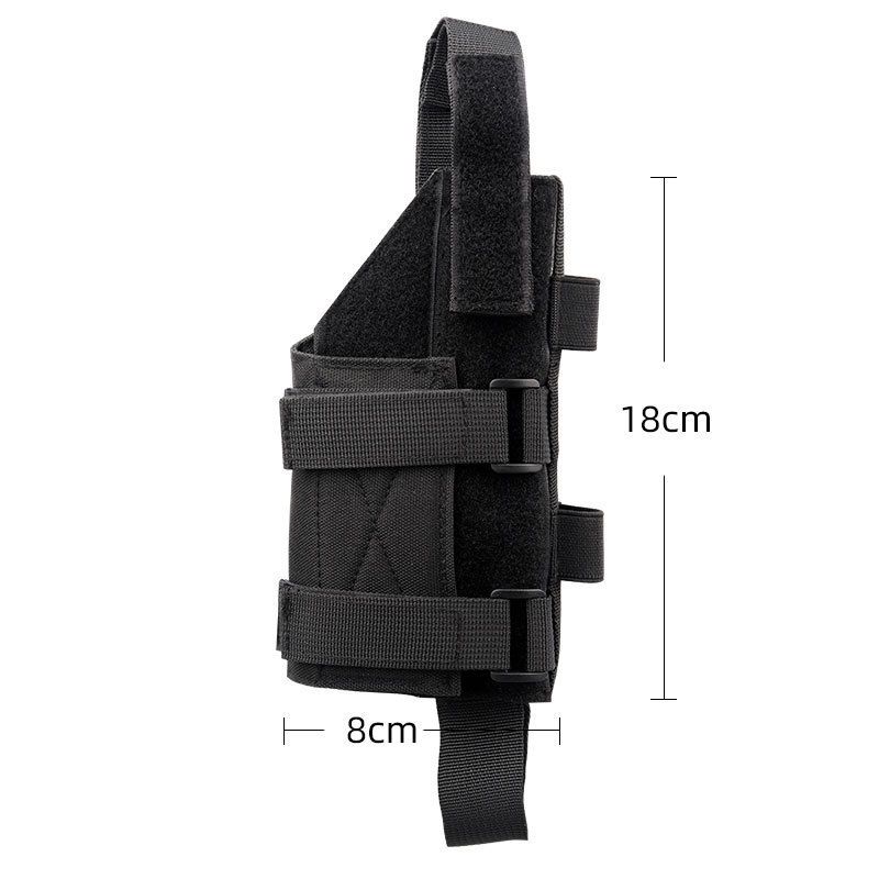 Khaki Heavy Duty MOLLE Tactical Universal Leg Holster - Lightweight Quick Release Thigh Pouch for Outdoor Games, Airsoft and Hunting, Australia Father Day Gift Choice