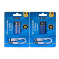 4 PCS AAA USB Rechargeable LI-ION Battery
