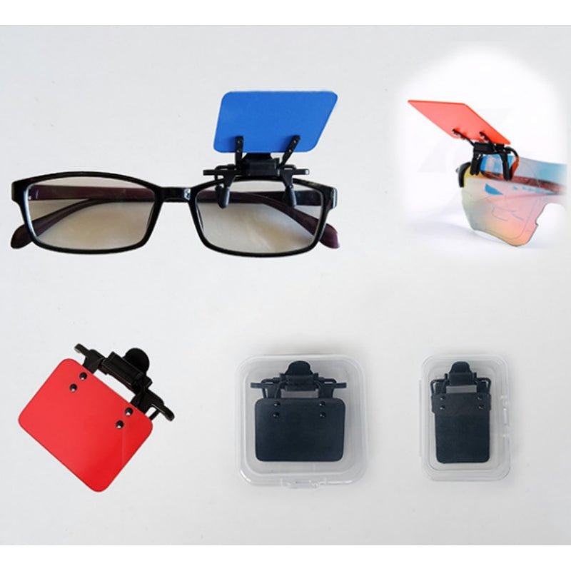 ISSF Flip-Up Eyeshield Sport Shooting Eye Shield Aim Blocker Targeting Sight Cover Blinding - Black-Vertical 3x4cm