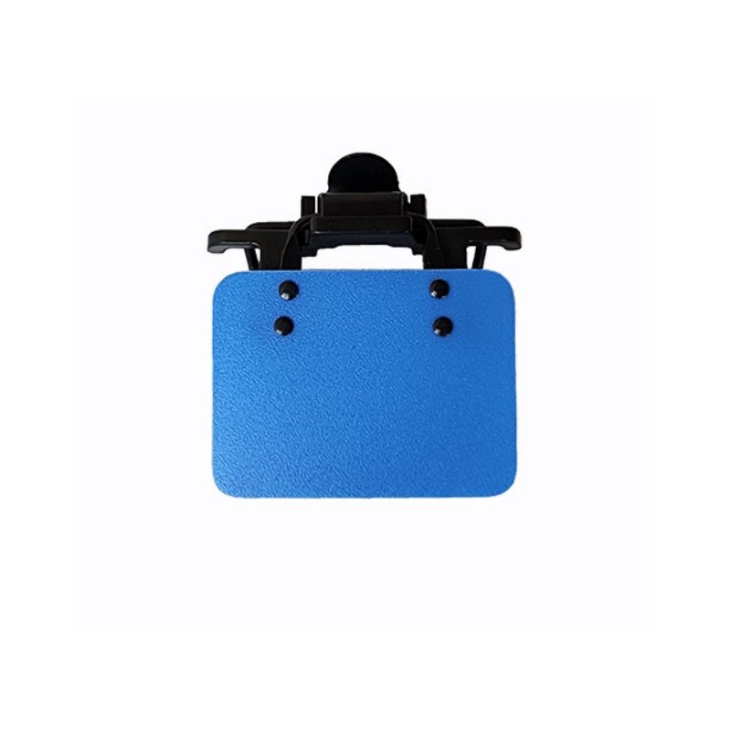 ISSF Flip-Up Eyeshield Sport Shooting Eye Shield Aim Blocker Targeting Sight Cover Blinding - Black-Vertical 3x4cm