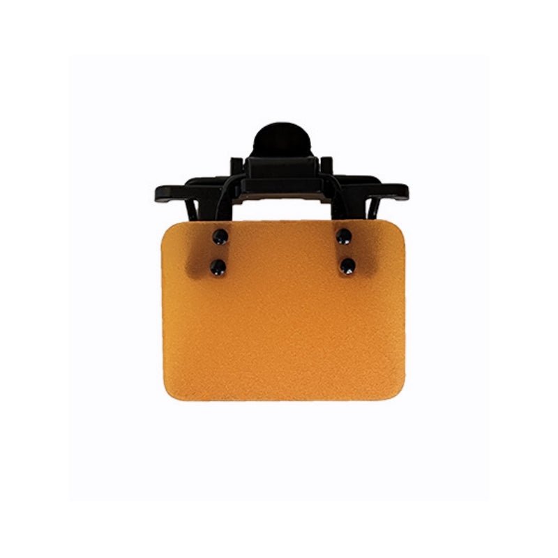 ISSF Flip-Up Eyeshield Sport Shooting Eye Shield Aim Blocker Targeting Sight Cover Blinding - Black-Vertical 3x4cm