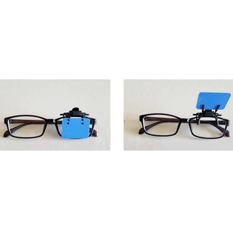 ISSF Flip-Up Eyeshield Sport Shooting Eye Shield Aim Blocker Targeting Sight Cover Blinding - Blue-Vertical 3x4cm