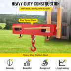 Forklift Lifting Hook 6000 LBS Capacity Forklift Lifting Hoist Swivel Hook Mobile Crane Forklift Attachments