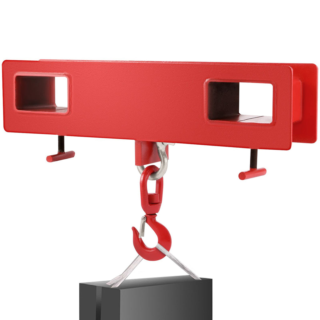 Forklift Lifting Hook 6000 LBS Capacity Forklift Lifting Hoist Swivel Hook Mobile Crane Forklift Attachments