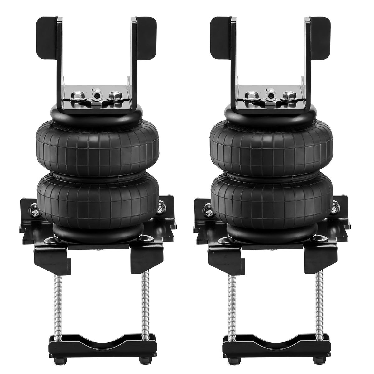 Air Bag Suspension Kit, Air Springs Suspension Bag Kit Compatible with 2007-2018 Chevrolet Silverado 1500 and GMC Sierra 1500 2WD 4WD, 5000 lbs Loading, 5 to 100 PSI