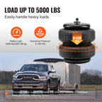 Air Bag Suspension Kit, Air Springs Suspension Bag Kit Compatible with 2003-2013 Dodge Ram 2500 4WD, 2003-2018 Dodge Ram 3500 4WD, 5000 lbs Loading, 5 to 100 PSI