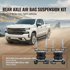 Air Bag Suspension Kit, Air Springs Suspension Bag Kit Compatible with 2019-2023 Chevrolet Silverado 1500 and GMC Sierra 1500 4WD RWD, 5000 lbs Loading, 5 to 100 PSI