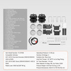Air Bag Suspension Kit, Air Springs Suspension Bag Kit Compatible with 2011-2019 Chevrolet Silverado 2500/3500HD and GMC Sierra 2500/3500HD 4WD RWD, 5000 lbs Loading, 5 to 100 PSI