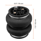 Air Bag Suspension Kit, Air Springs Suspension Bag Kit Compatible with 2011-2019 Chevrolet Silverado 2500/3500HD and GMC Sierra 2500/3500HD 4WD RWD, 5000 lbs Loading, 5 to 100 PSI