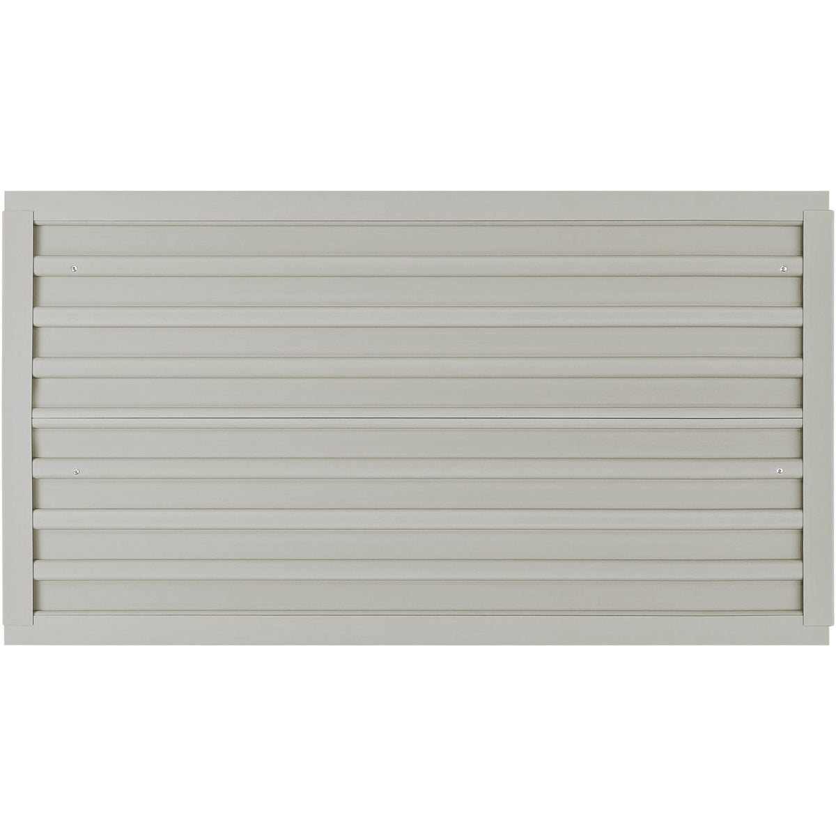 Slatwall Panels, 121.9 x 30.48 cm Gray Garage Wall Panels (Set of 2 Panels), Heavy Duty Garage Wall Organizer Panels Display Perfect for Retail Store, Garage Wall, and Craft Storage Organization