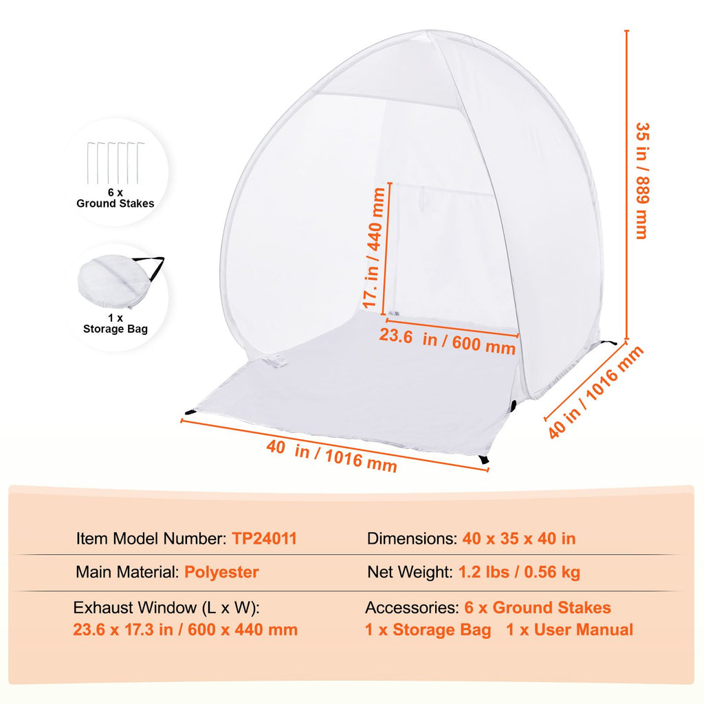 Spray Paint Shelter Portable Spray Paint Tent Booth 3.3 x 2.9 x 3.3ft Pop Up