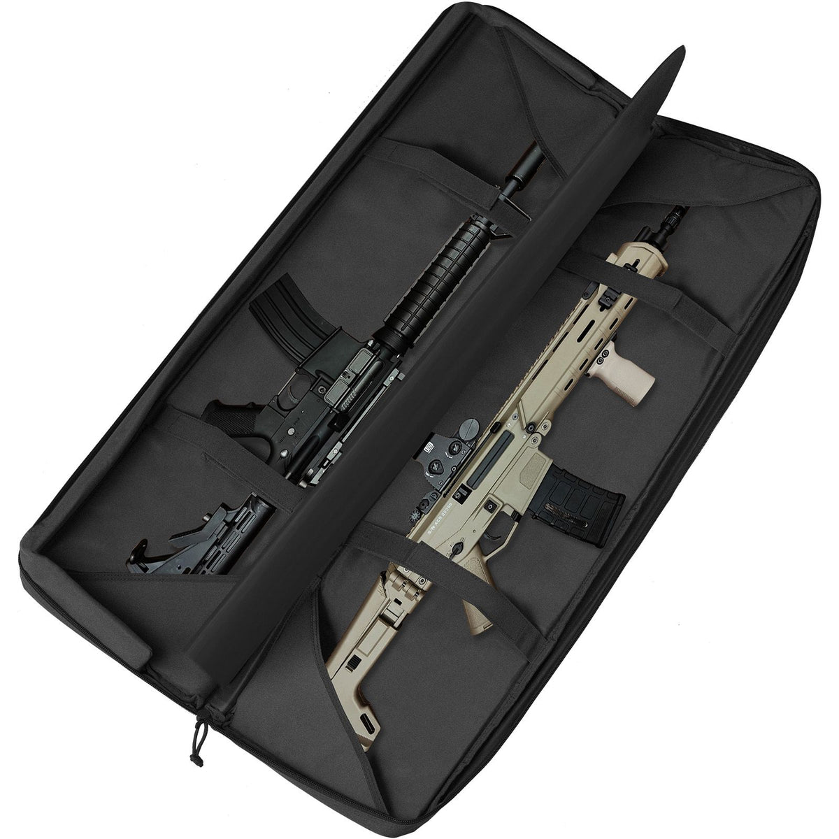 Rifle Bag 42 inch Tactical Double Long Gun Bag for 2 Rifles & 2 Pistols