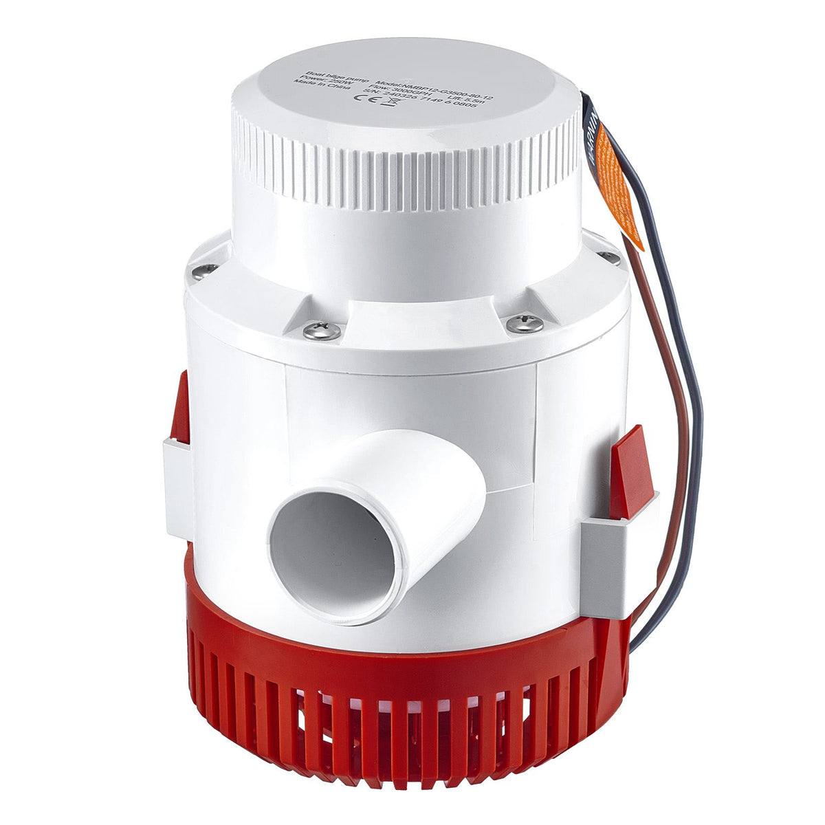 Bilge Pump, 3000GPH Automatic Submersible Boat Bilge Water Pump with Float Switch, 40 mm Outlet Diameter, Small Boat Bilge Pump, Marine Electric Bilge Pump for Boats, Ponds, Pools, Basements