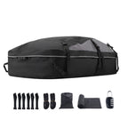 Car Rooftop Cargo Carrier Bag, 21 Cubic Feet Cargo Carrier for Car Roof, 100% Waterproof 900D Oxford Cloth Roof Luggage Bag for All Vehicle with/without Rack- with Lock, Non-Slip Mat, Door Hooks