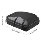 Car Rooftop Cargo Carrier Bag, 21 Cubic Feet Cargo Carrier for Car Roof, 100% Waterproof 900D Oxford Cloth Roof Luggage Bag for All Vehicle with/without Rack- with Lock, Non-Slip Mat, Door Hooks