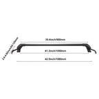 Universal Roof Rack Crossbar for Naked Roof Vehicle Aluminum with Lock