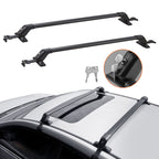 Universal Roof Rack Crossbar for Naked Roof Vehicle Aluminum with Lock