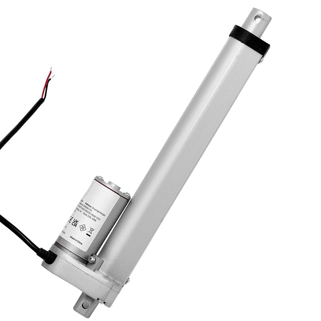 12V Linear Actuator, 203.2mm Stroke 15mm/s High-Speed 1000N Linear Motion Actuator - with IP54 Protection & Mounting Bracket for Lift Desk, Recliner Chairs, Window Door Opener