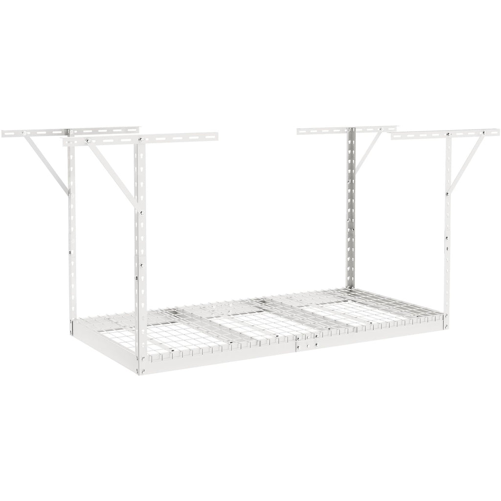 Overhead Adjustable Garage Storage Rack 36x72in Ceiling Rack 550lbs White