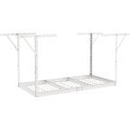 Overhead Adjustable Garage Storage Rack 36x72in Ceiling Rack 550lbs White