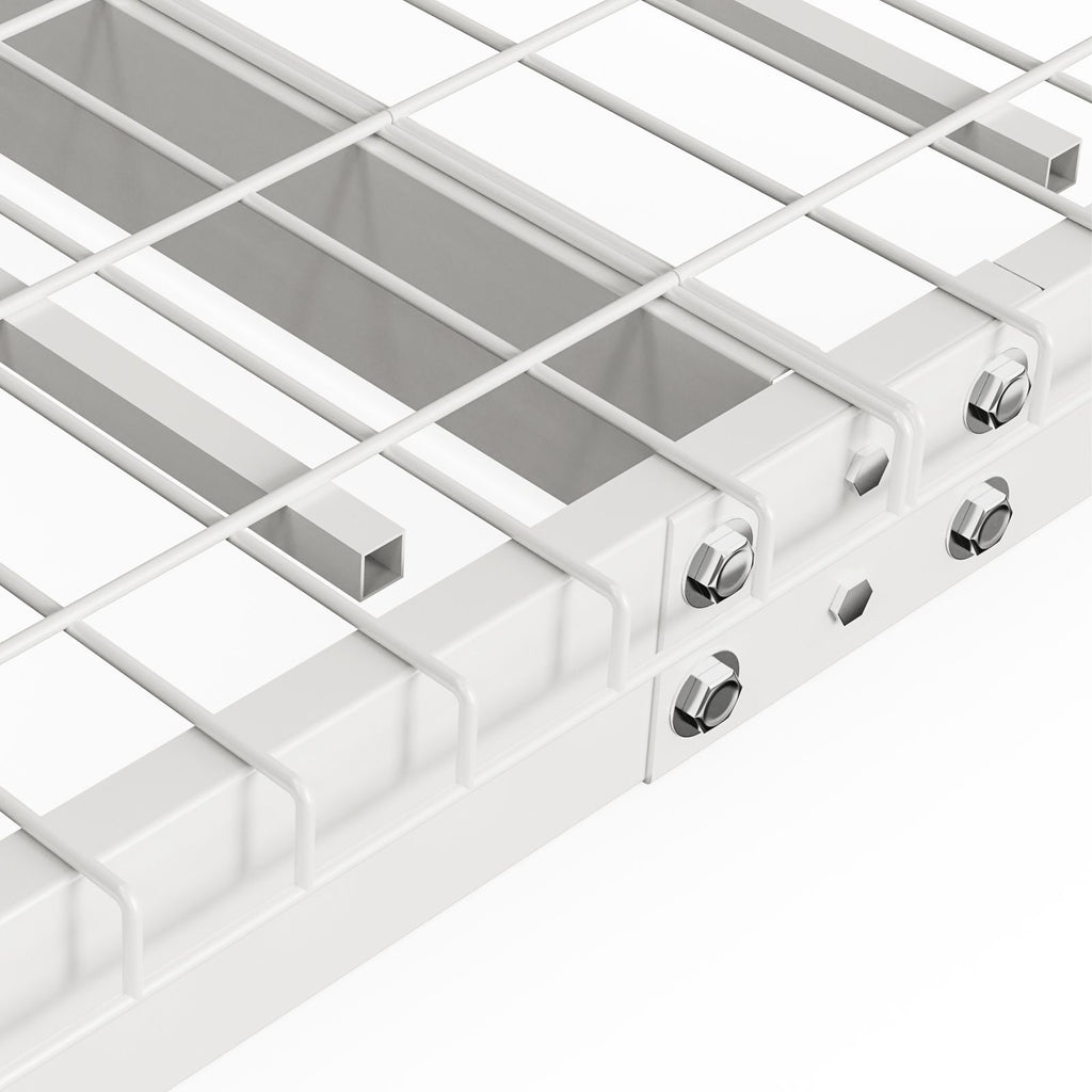 Overhead Adjustable Garage Storage Rack 36x72in Ceiling Rack 550lbs White