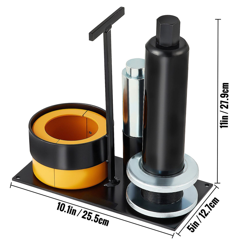 Carrier & Pinion Bearing Puller, Compatible with Dana 30, 40, 60, 70, Ford 9\" Bearings, Pinion Puller Tool with 2 Clamshells, 45# Steel Clamshell Carrier Bearing Puller for Auto Repair