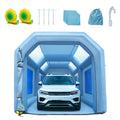 Inflatable Spray Booth Car Paint Tent 20x10x8ft Filter System 2 Blowers