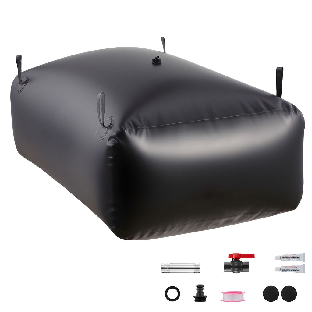 Water Storage Bladder 540L Large Capacity Water Bag, Portable & Collapsible Soft Waters Container, Leakproof & Tear-Resistant PVC Emergency Waters Storage Tank for RV Truck & Outdoor Use