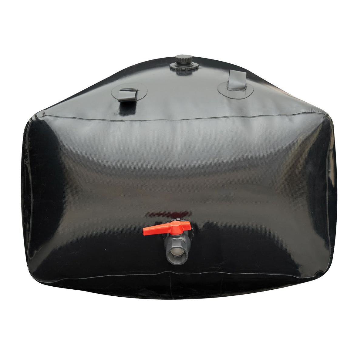 Portable Water Storage Bladder 264 Gal PVC Collapsible Water Tank Black