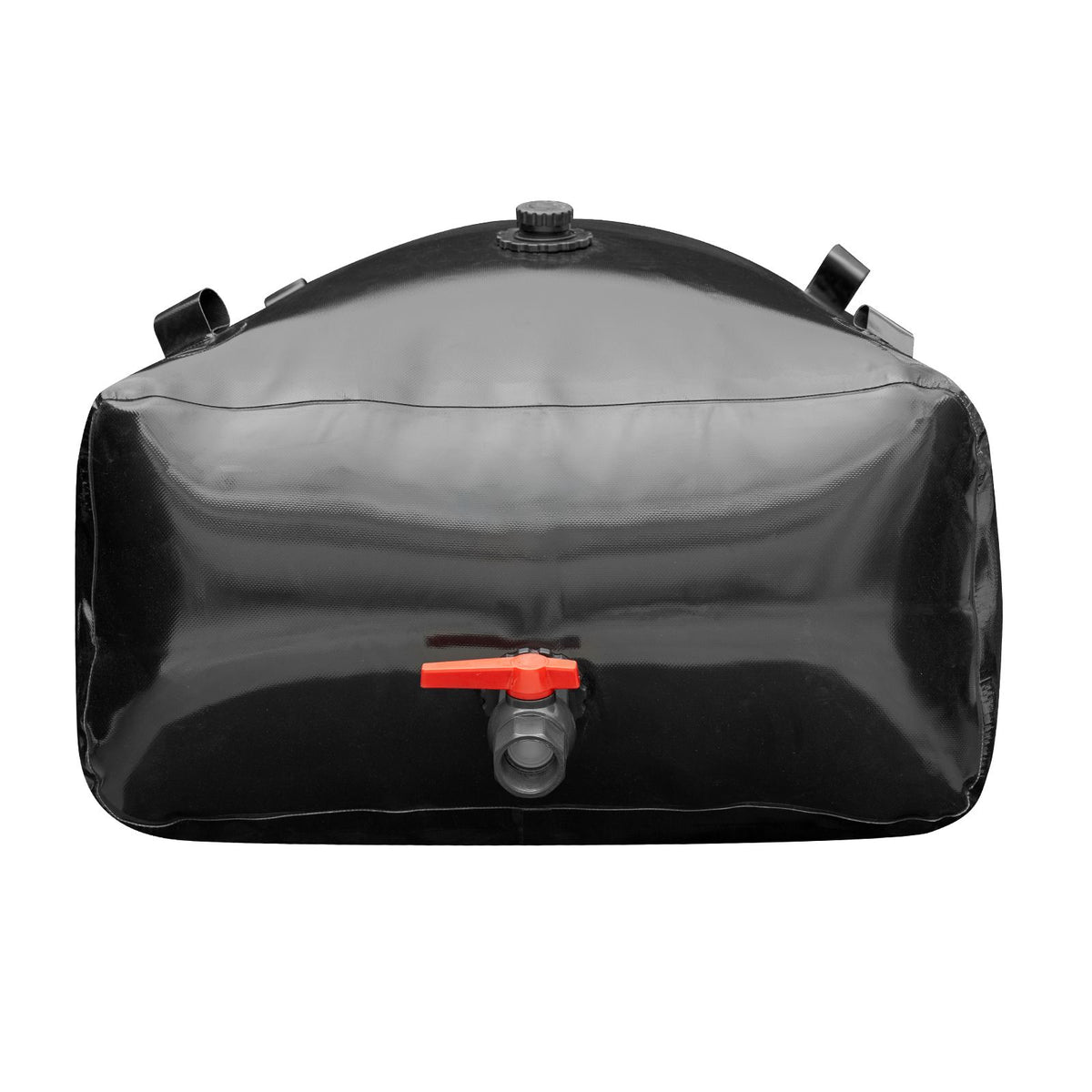 Portable Water Storage Bladder 540L PVC Collapsible Water Tank Black