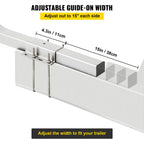 Boat Trailer Guide-ons, 40\", 2PCS Rustproof Galvanized Steel Trailer Guide ons, Trailer Guides with Black PVC Pipes, Mounting Parts Included, for Ski Boat, Fishing Boat or Sailboat Trailer