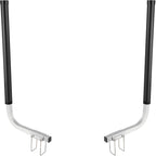 Boat Trailer Guide-ons, 40\", 2PCS Rustproof Galvanized Steel Trailer Guide ons, Trailer Guides with Black PVC Pipes, Mounting Parts Included, for Ski Boat, Fishing Boat or Sailboat Trailer