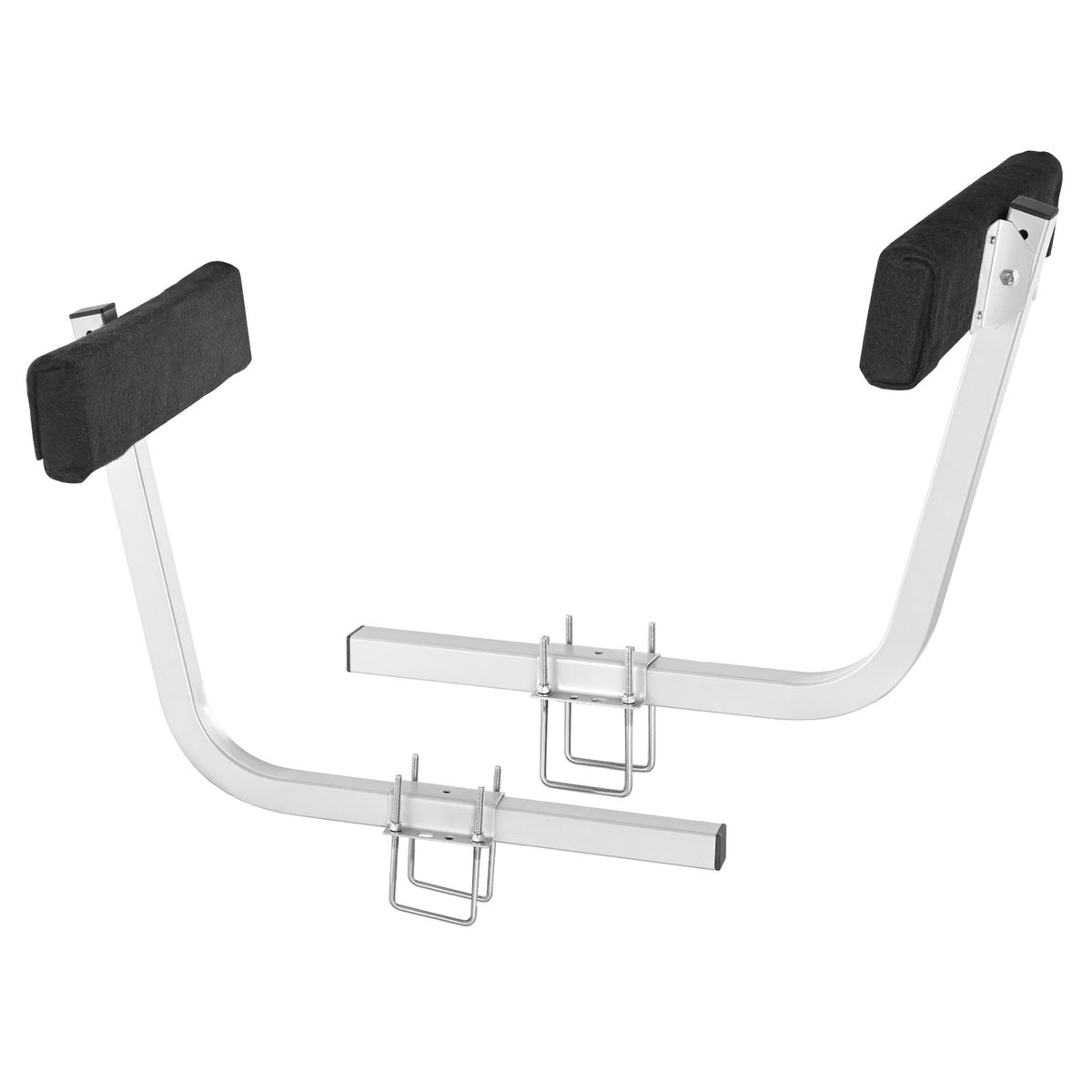 Boat Trailer Guide, 2PCS Adjustable Short Bunk Guide-Ons, Hardened Steel Trailer Guide Poles with Soft Cushion, Heavy Duty Roller Guide Design, for Ski Boat, Fishing Boat or Sailboat Trailer