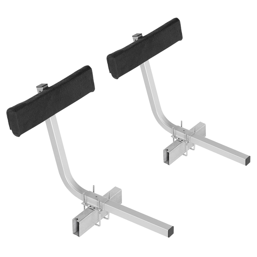 Boat Trailer Guide, 2PCS Adjustable Short Bunk Guide-Ons, Hardened Steel Trailer Guide Poles with Soft Cushion, Heavy Duty Roller Guide Design, for Ski Boat, Fishing Boat or Sailboat Trailer