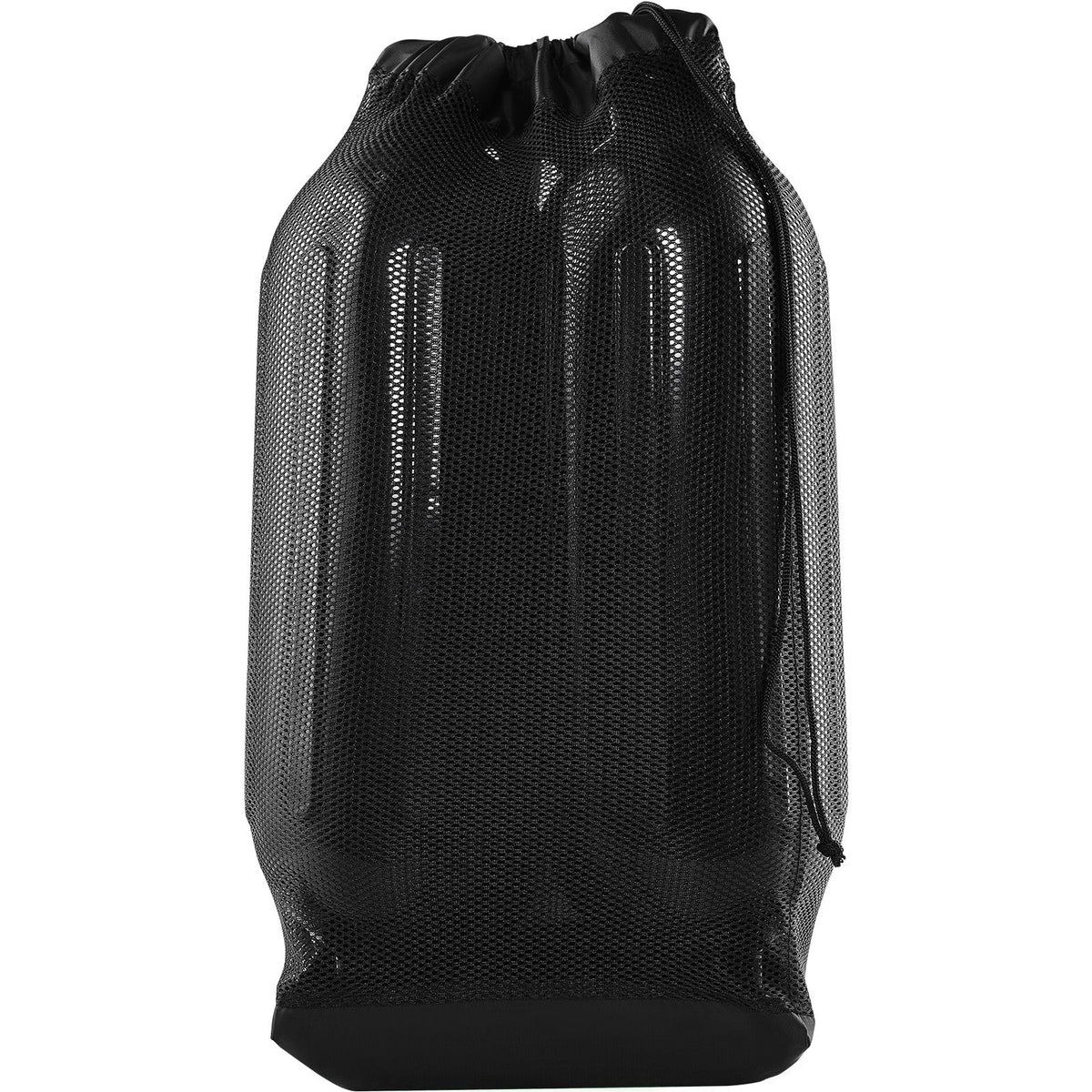Boat Fenders, 6.5" x 23" Boat Bumpers for Docking, Inflatable Ribbed Fender with Center Holes, Marine Boat Dock Fender Bumper with Air Pump, 4 Needles and 4 Ropes and Storage Bag, Black