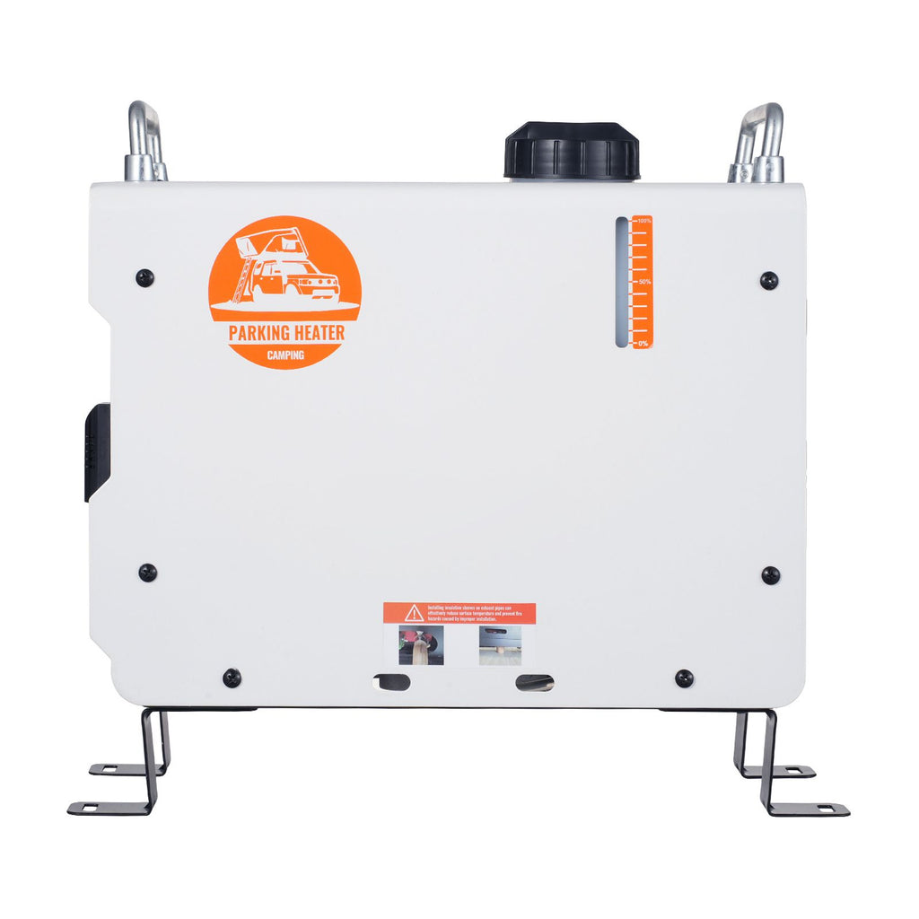 2KW Diesel Heater, 12V/24V All in One Diesel Air Heater, with Bluetooth APP Control, Remote Control and Display Screen, CO Alarm, Fast Heating Portable Diesel Heater for Vehicles and Outdoors