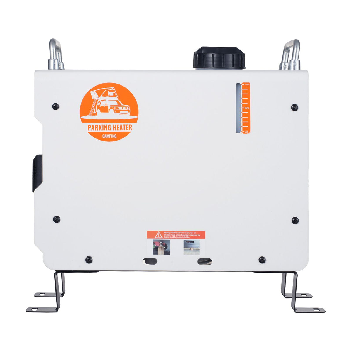 2KW Diesel Heater, 12V/24V All in One Diesel Air Heater, with Bluetooth APP Control, Remote Control and Display Screen, CO Alarm, Fast Heating Portable Diesel Heater for Vehicles and Outdoors