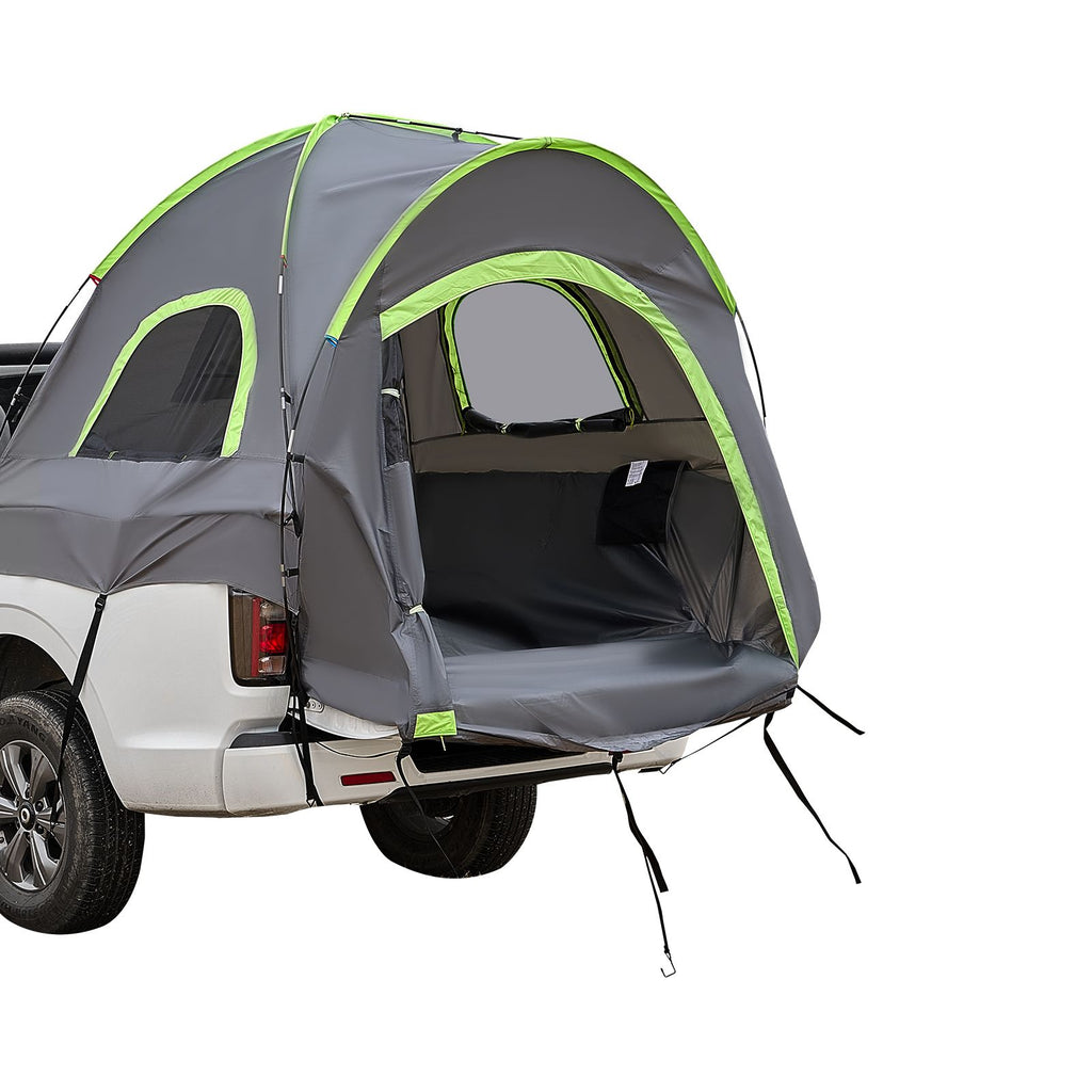 Truck Tent 5.5-6.0ft Waterproof PU2000 Truck Bed Camping Tent 2-3 Person