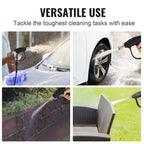 1/4'' High Pressure Washer Gun 4350PSI Power Wash Foam Spray w/ Nozzle