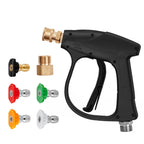 1/4'' High Pressure Washer Gun 4350PSI Power Wash Foam Spray w/ Nozzle