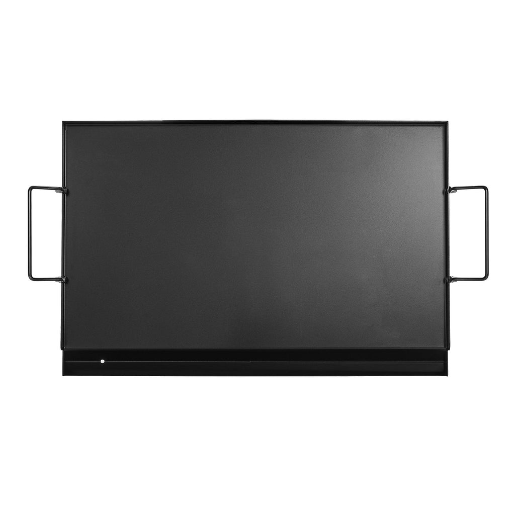Carbon Steel Griddle, 24x16 inch Universal Flat Top Rectangular Plate, Gas Grill Griddle for BBQ Grill, Teppanyaki, Portable Family Cookware with Handle, for Camping Tailgating Party