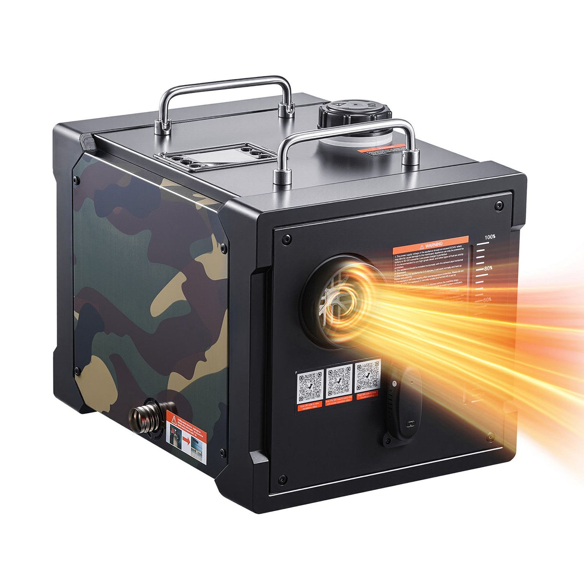 Diesel Heater, 8KW, DC 12V/24V, All in One Portable Diesel Air Heater with Bluetooth APP Control, Remote Control and LCD Screen, 7 L Fuel Tank for Trucks, Vans, RVs, Campers, and Garages