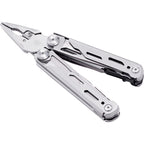 16-In-1 Multitool Pliers, Multi Tool Pliers, Cutters, Knife, Scissors, Ruler, Screwdrivers, Wood Saw, Can Bottle Opener, with Safety Locking and Sheath, for Survival, Camping, Hunting and Hiking