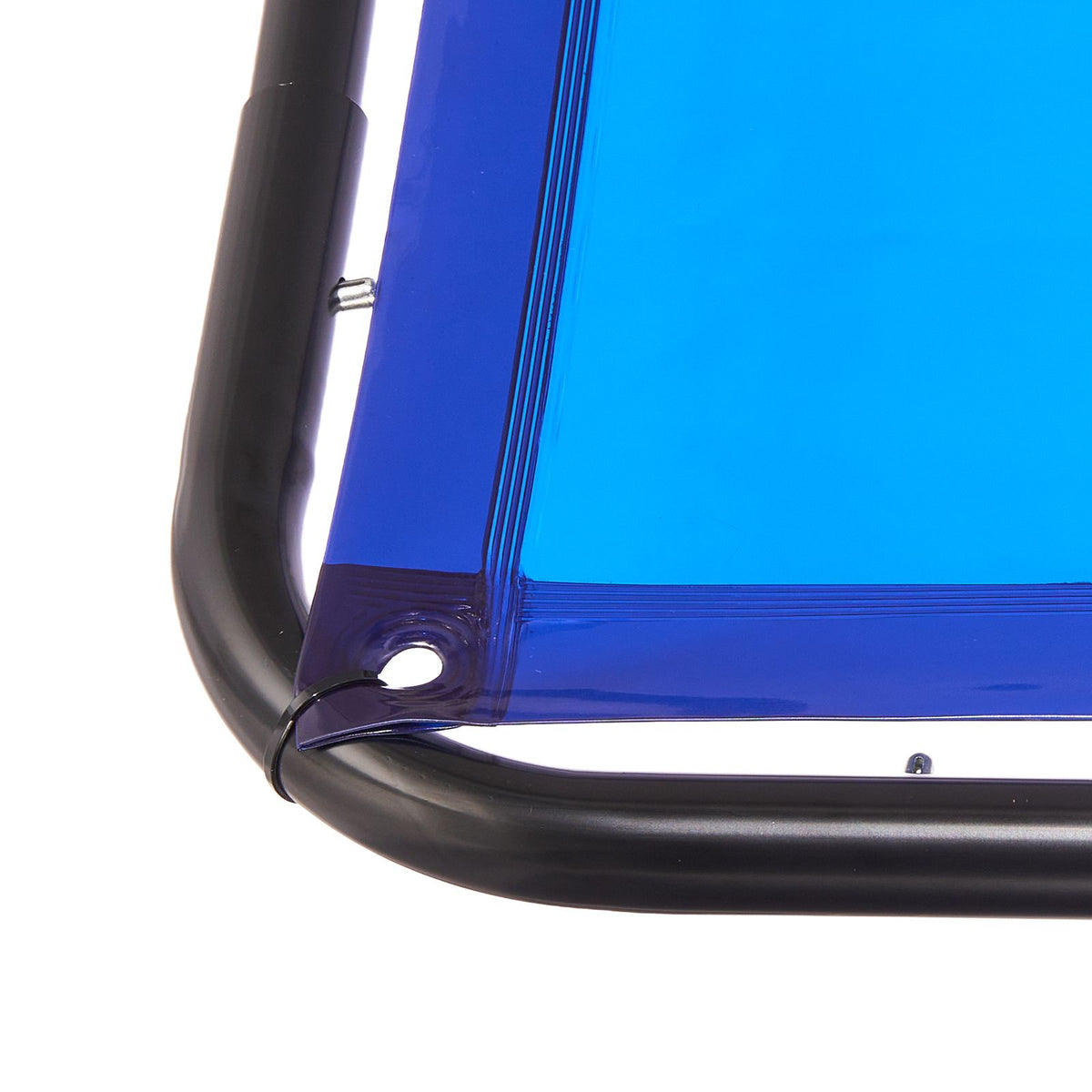 Welding Screen with Frame, 1.74 x 2.34m Welding Curtain Screen, Flame-Resistant Vinyl Protection Screens with Lockable Swivel Wheels & 6-Level UV Protection for Workshop/Industrial Use, Blue