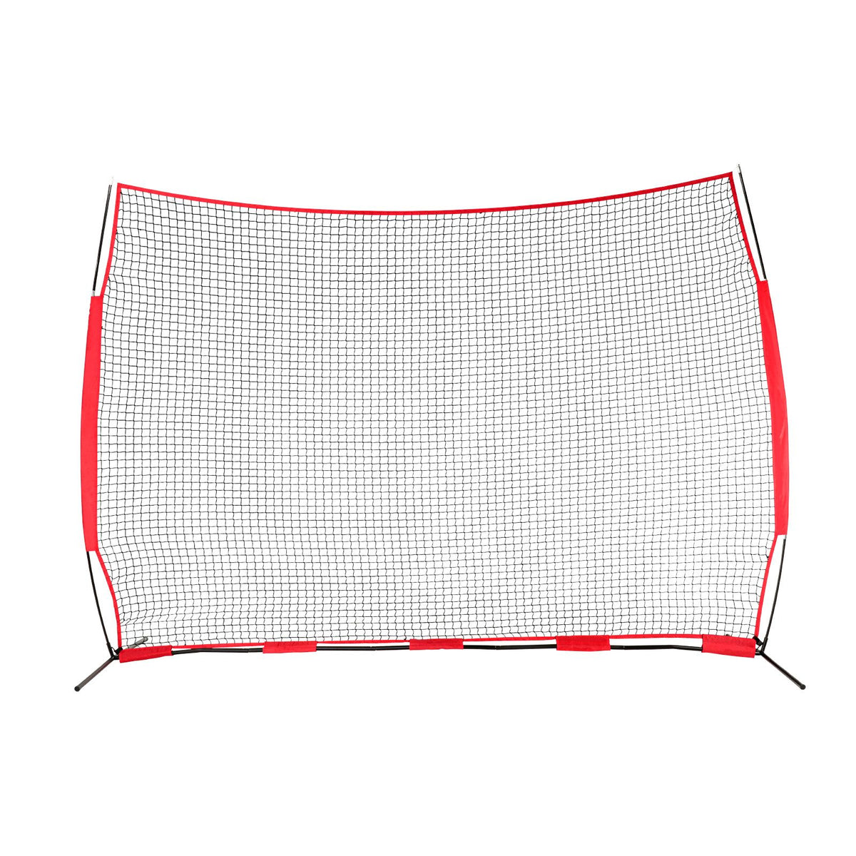 Barricade Backstop Net, 12x9 ft Ball Sports Barrier Netting, Portable Practice Equipment with Carry Bag, Protection Screen for Baseball Softball Lacrosse Soccer Hockey Training, for Backyard